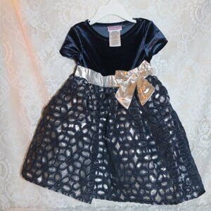 Blueberi Boulevard dress 2T NWT navy blue gorgeous